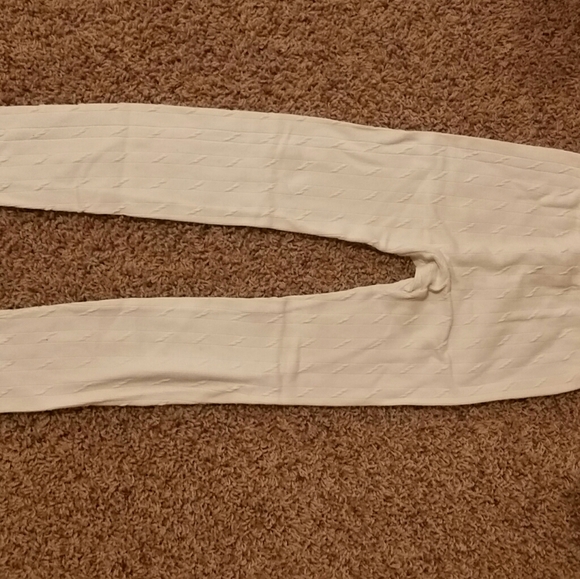 🌼Girls Cream Leggings - Picture 2 of 2